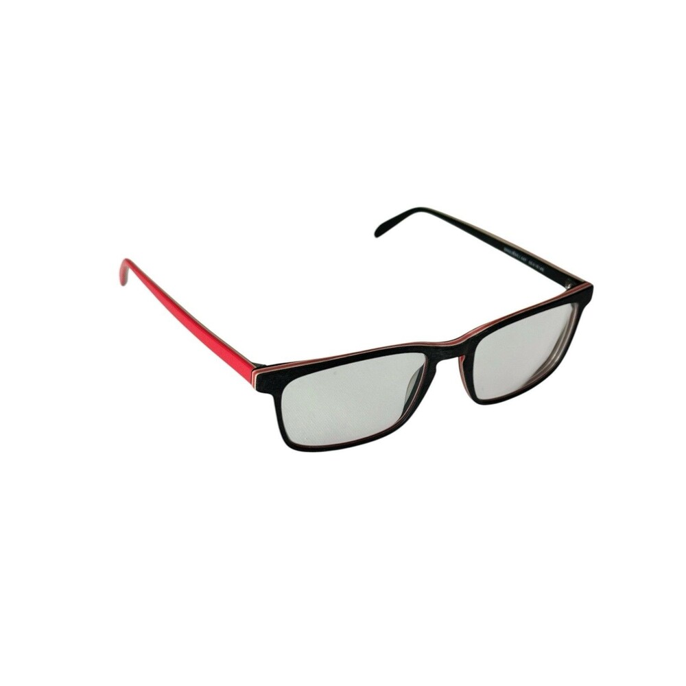 OGI BREEZERS 447 BLACK RED AUTHENTIC FRAMES EYEGLASSES 53-19-145 Made In Japan